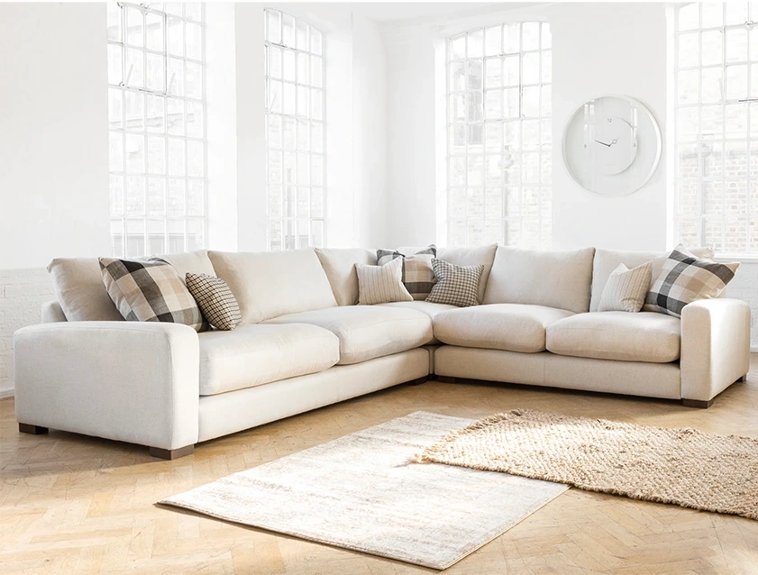 Stockbridge Large Corner Unit LHF in Sanday Natural_mobile